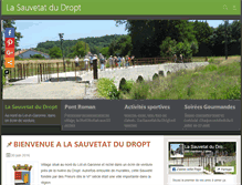 Tablet Screenshot of la-sauvetat-du-dropt.fr